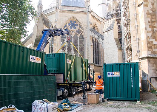 Delivery of Willbox containers 