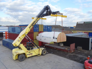 Cargo handling unusual or oversized loads at Williams Shipping 