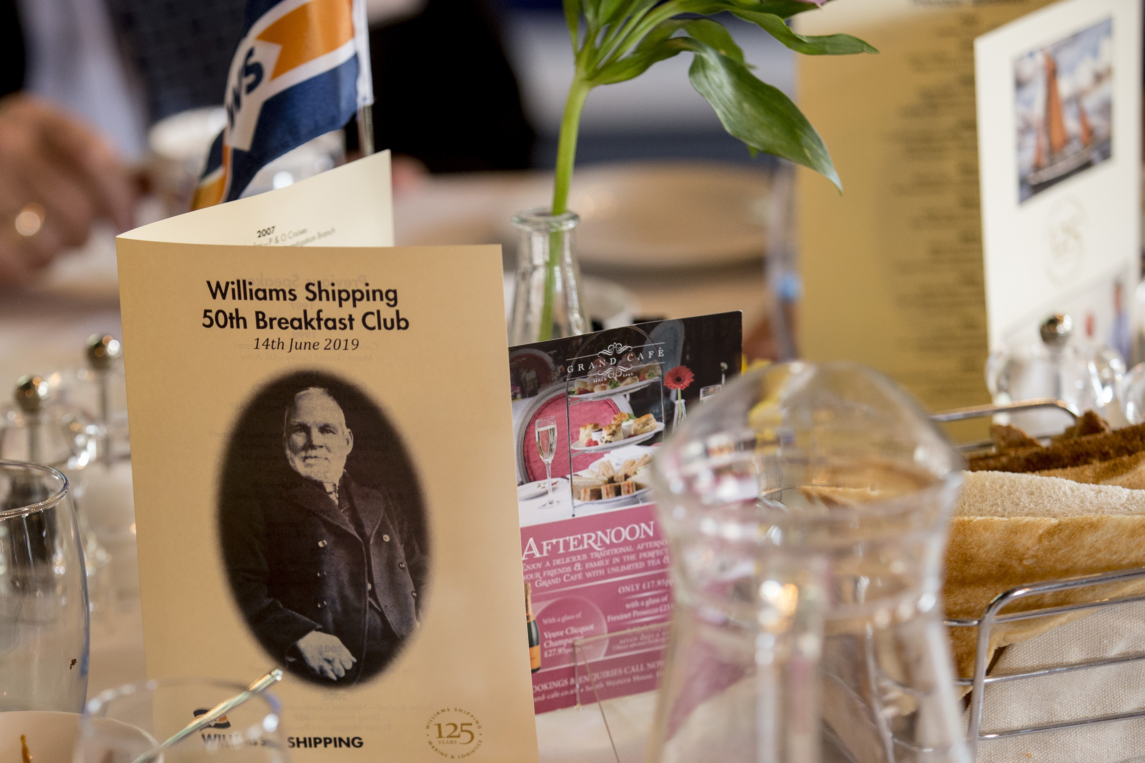 Williams Shipping 50th breakfast networking event