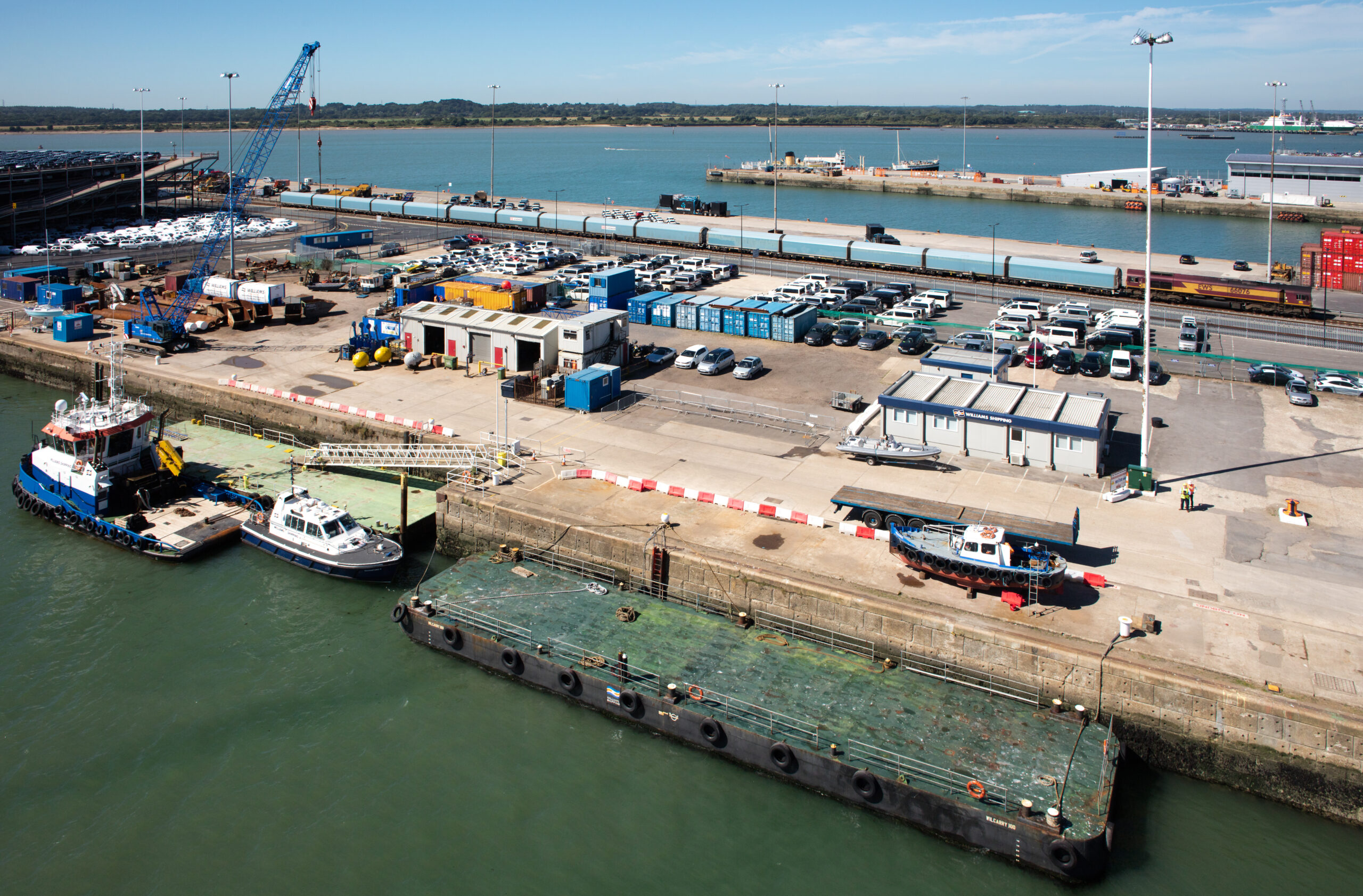 Quayside Storage at Southamptons Eastern Docks