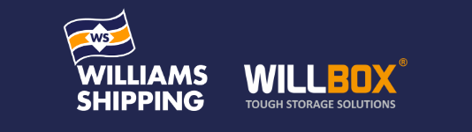 Williams Shipping and Willbox Logos